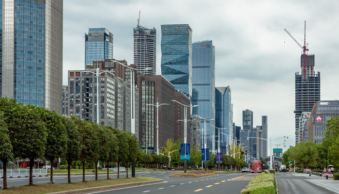 中国城市的天际线：海市蜃楼，美轮美奂