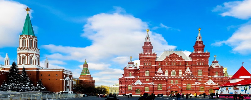 俄罗斯的首都：莫斯科