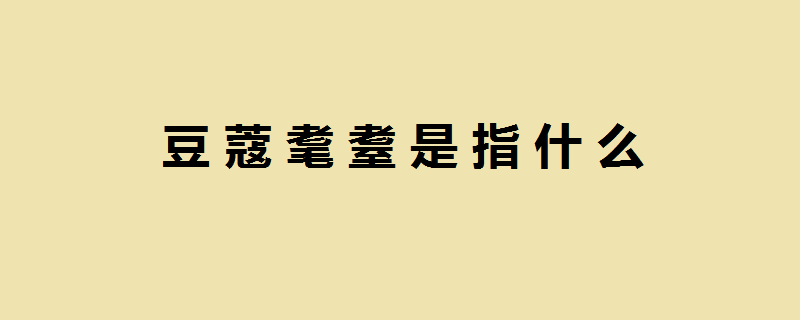 徐娘半老——豆蔻年华