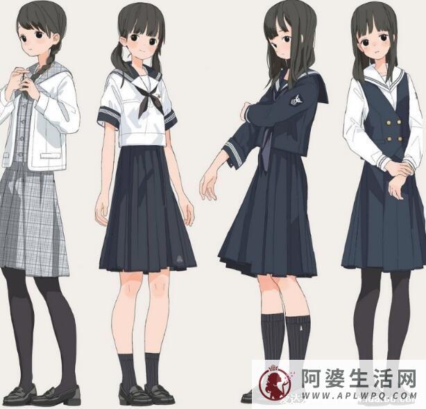 jk制服是什么风格衣服，日本女高中生的校服，可可爱爱