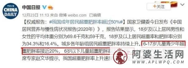 儿童身高体重最新标准表2022，注意肥胖比身高问题还要严重