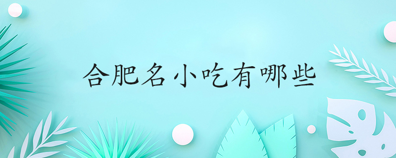 合肥名小吃冬菇鸡饺、桂花酥糖、鲜肉麻球等各式各样的小吃